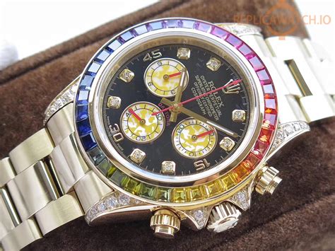 fake rolex daytona rainbow|rolex daytona rainbow bezel.